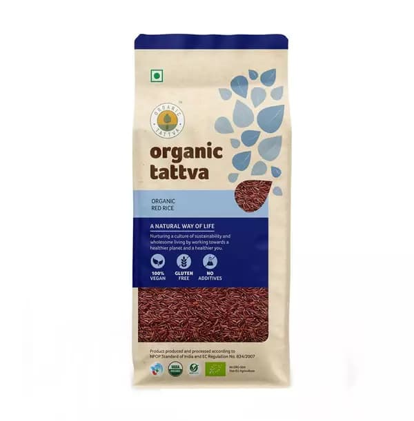 Organic Tattva Red Rice, 1Kg-Main image