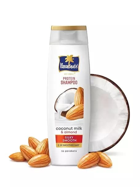 Parachute Advansed Protein Shampoo with Coconut Milk & Almond,340ml-Main image