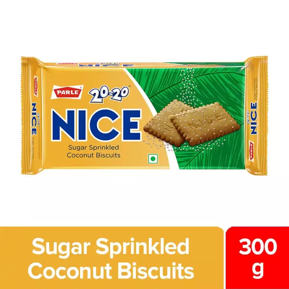 Parle 20-20 Nice Coconut Biscuits,100g-Main image