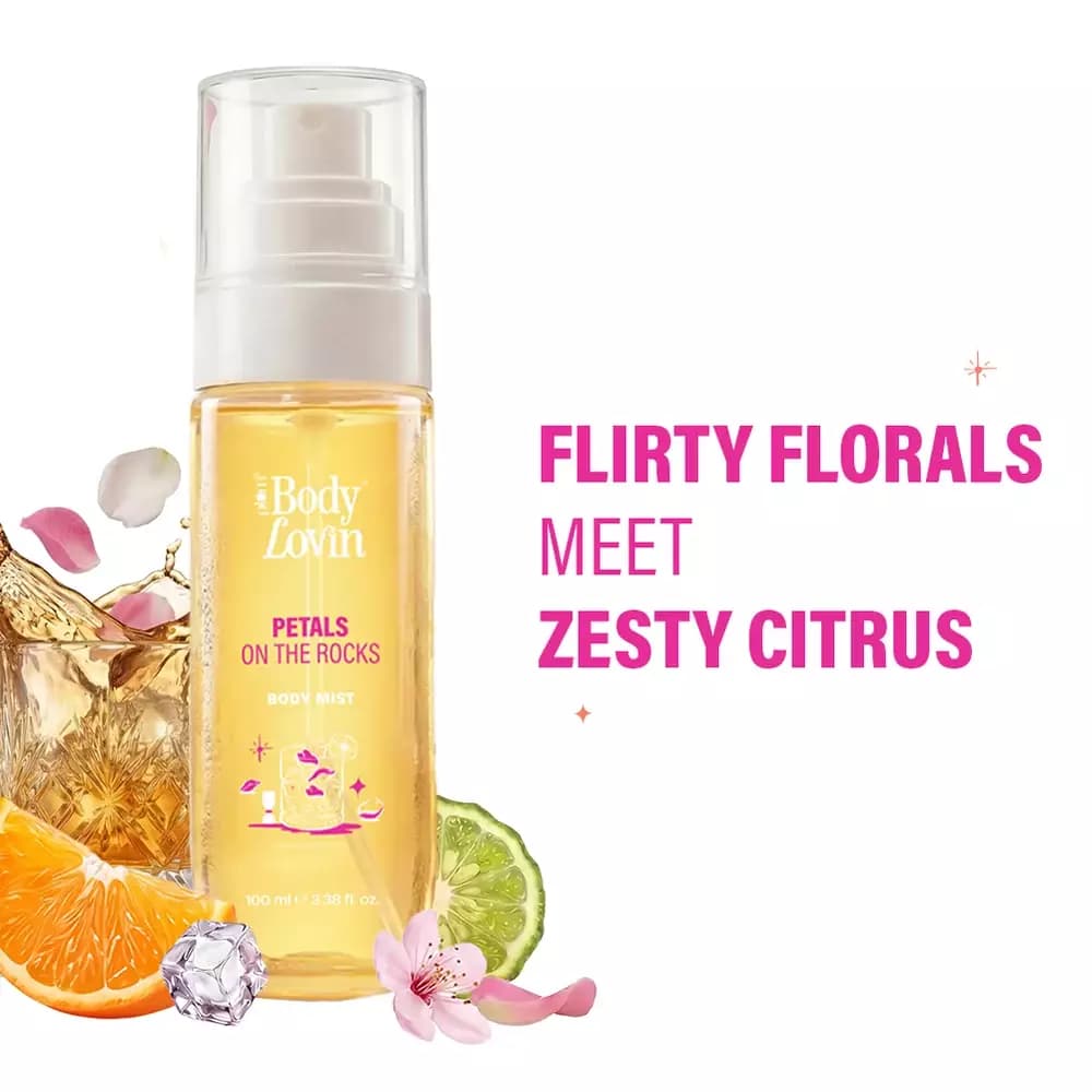 Petals On The Rocks Body Mist by BodyLovin-Main Image