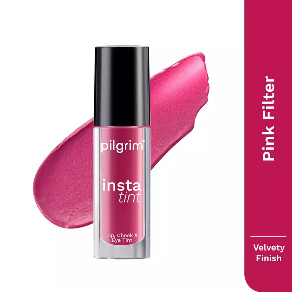 Pilgrim Insta Tint Lip, Cheek & Eye Tint, Pink Filter - 01-Main Image