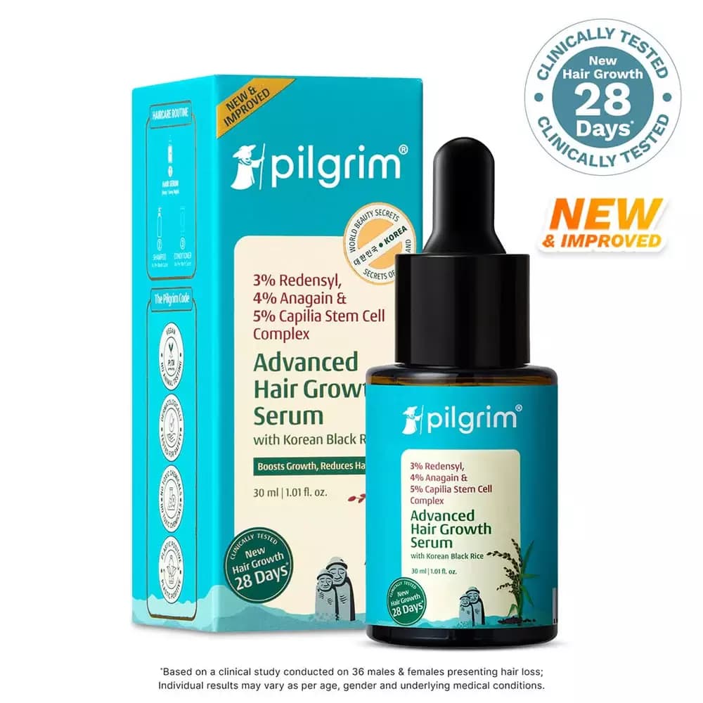 Pilgrim Redensyl, Anagain & Capilia Stem Cell Complex Advanced Hair Growth Serum, 30 ml-Main Image