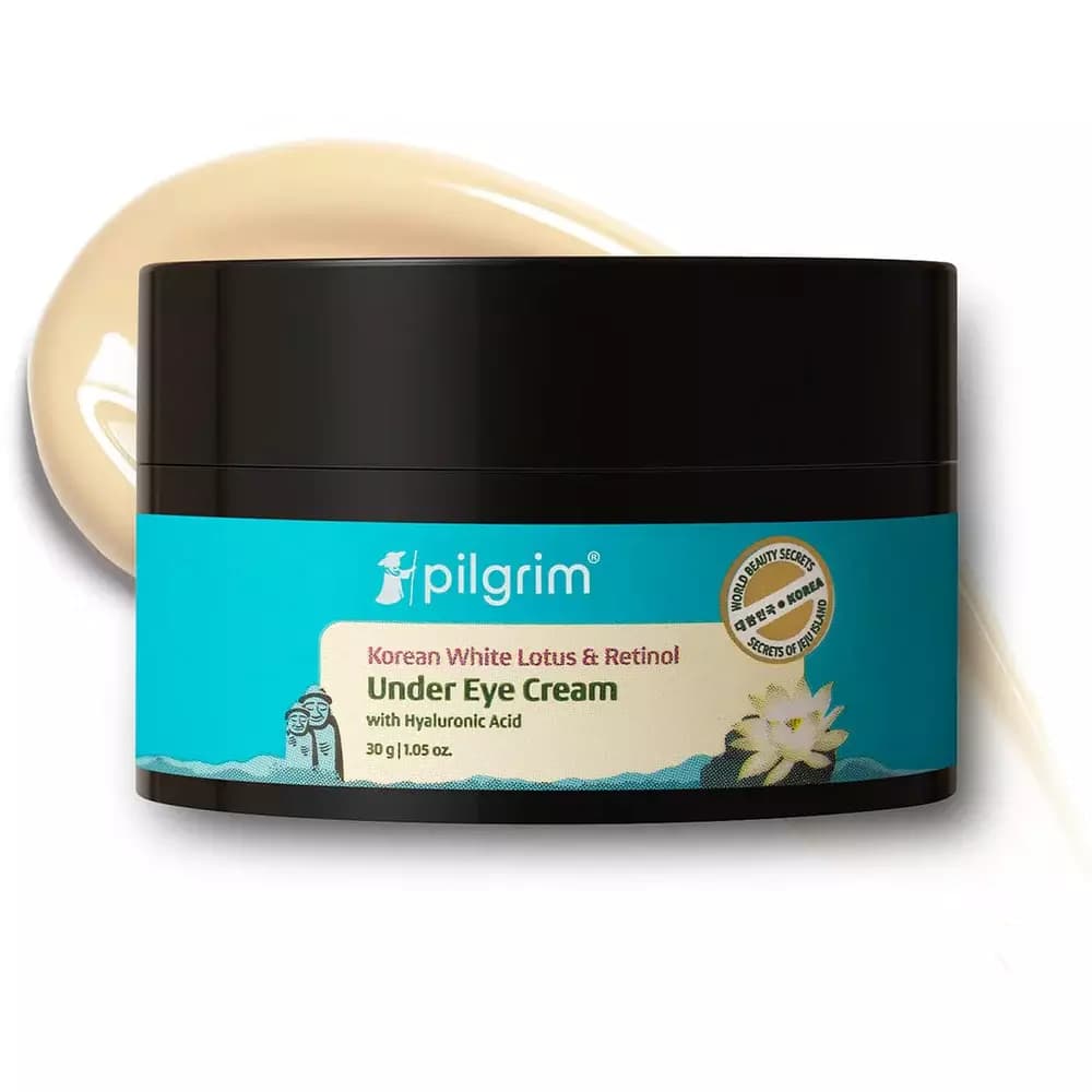 Pilgrim Retinol Under Eye Cream with Vitamin C & Hyaluronic Acid, 30 g-Main Image