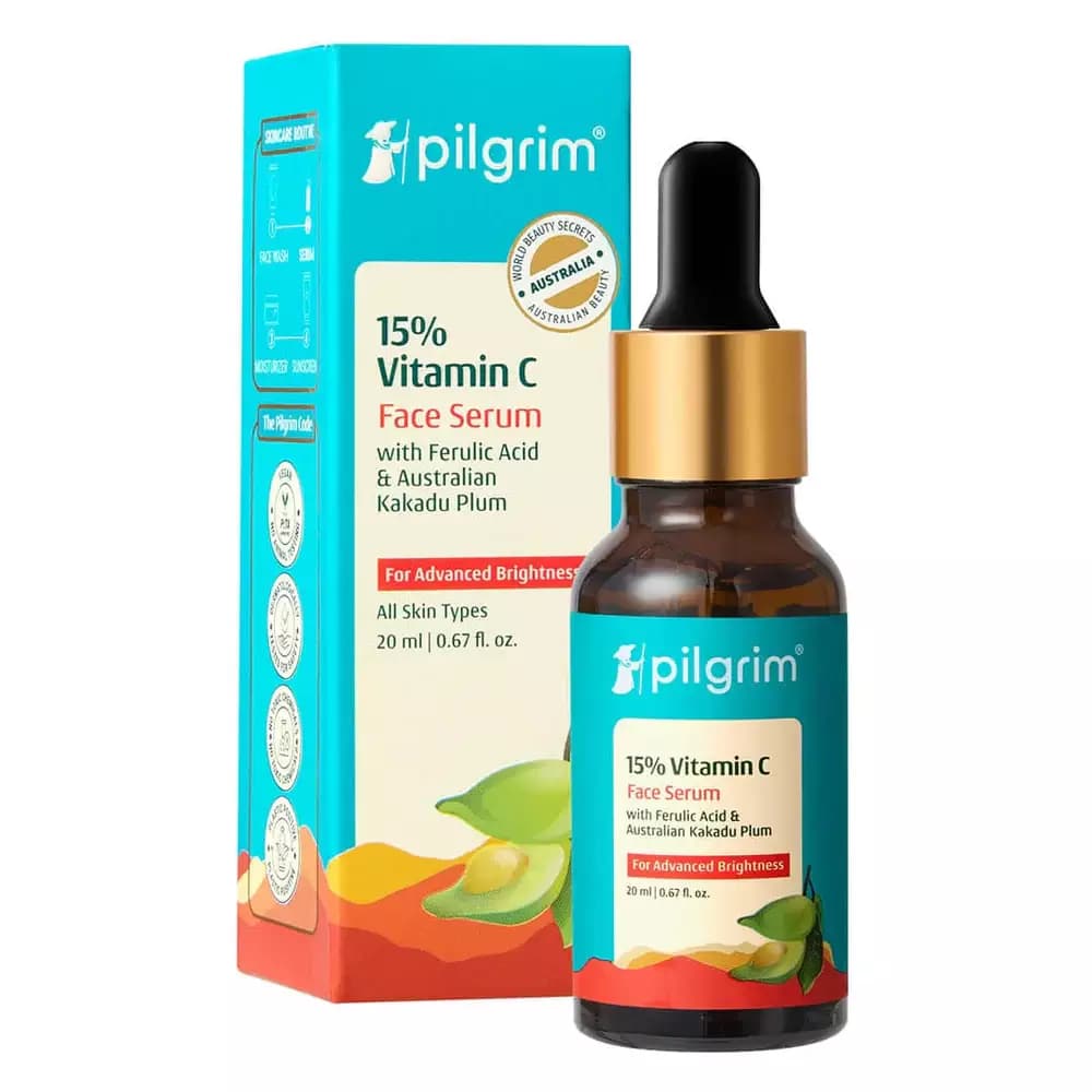 Pilgrim Vitamin C Face Serum For Advanced Brightness, 20 ml-Main Image