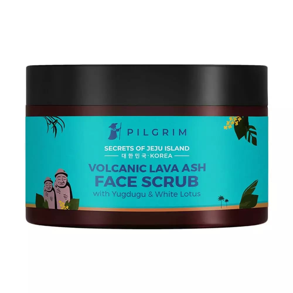 Pilgrim Volcanic Lava Ash Face Scrub with Yugdugu & White Lotus, 100 g-Main Image