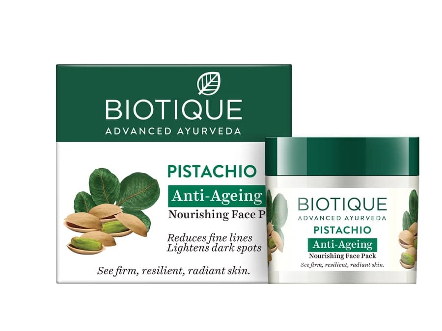 Pistachio anti ageing nourishing face pack, 50 g-Main Image