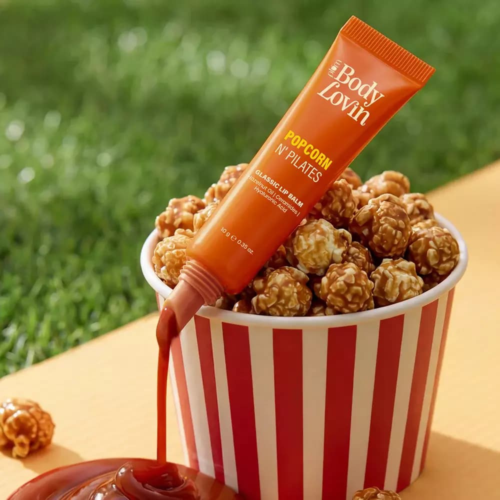 Popcorn N' Pilates Glassic Lip Balm by BodyLovin-Main Image