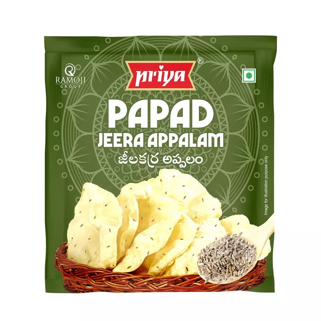 Priya Papad Jeera Appalam 100g-main Image