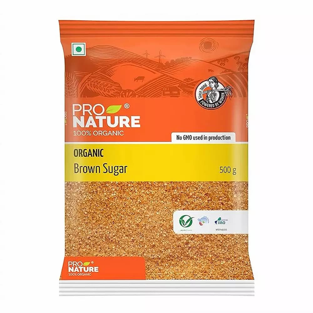 Pro Nature Organic Brown Sugar,500g-Main image