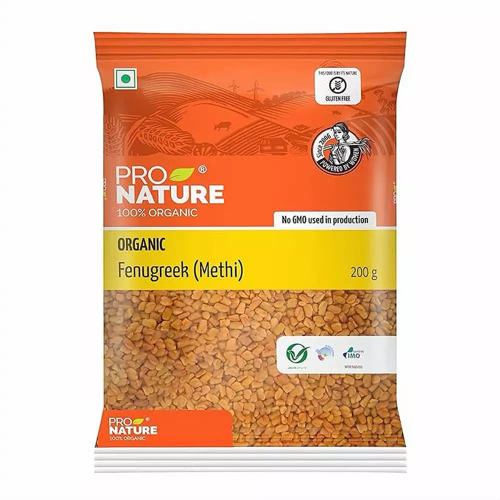 Pro Nature Organic Fenugreek,200g-Main image