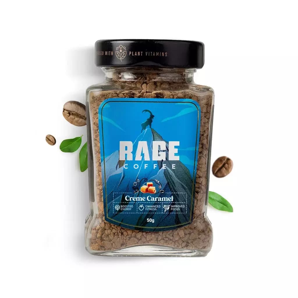 Rage Coffee Creme Caramel Flavoured Instant Coffee,50g-Main image