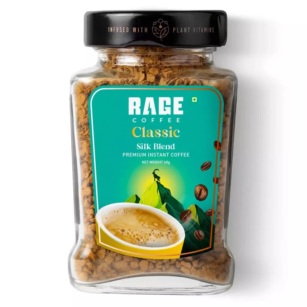 Rage Coffee Silk Blend Classic Instant Coffee,60g-Main image