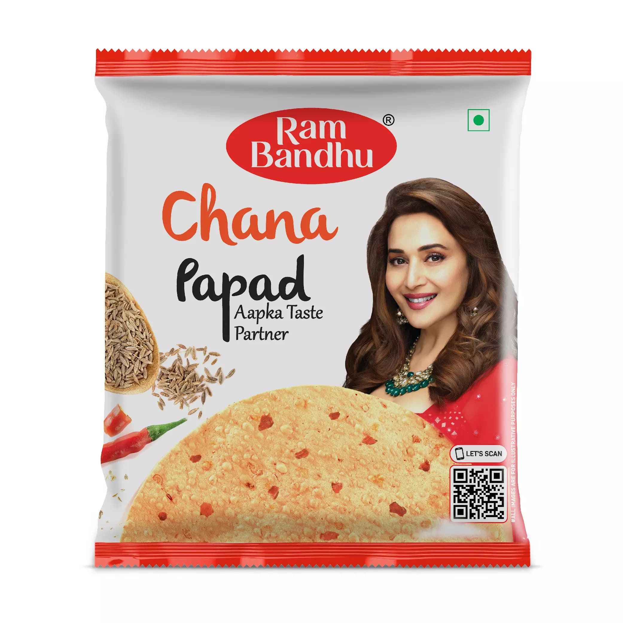 Ram Bandhu Chana Papad, 180g-Main image