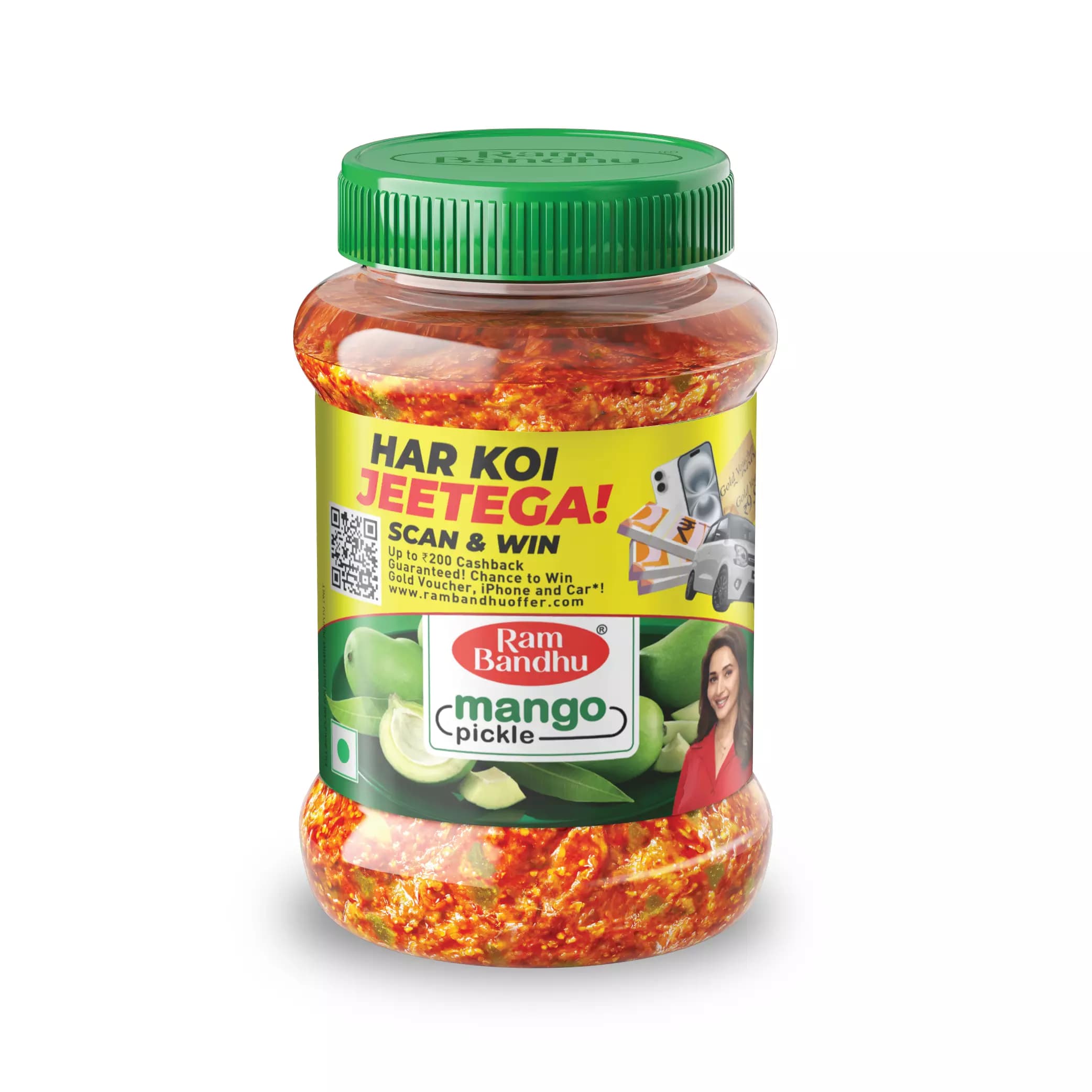 Ram Bandhu Mango Pickle, 100g-Main image