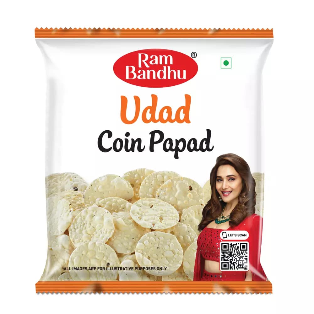Ram Bandhu Udad Coin Papad, 200g-Main image