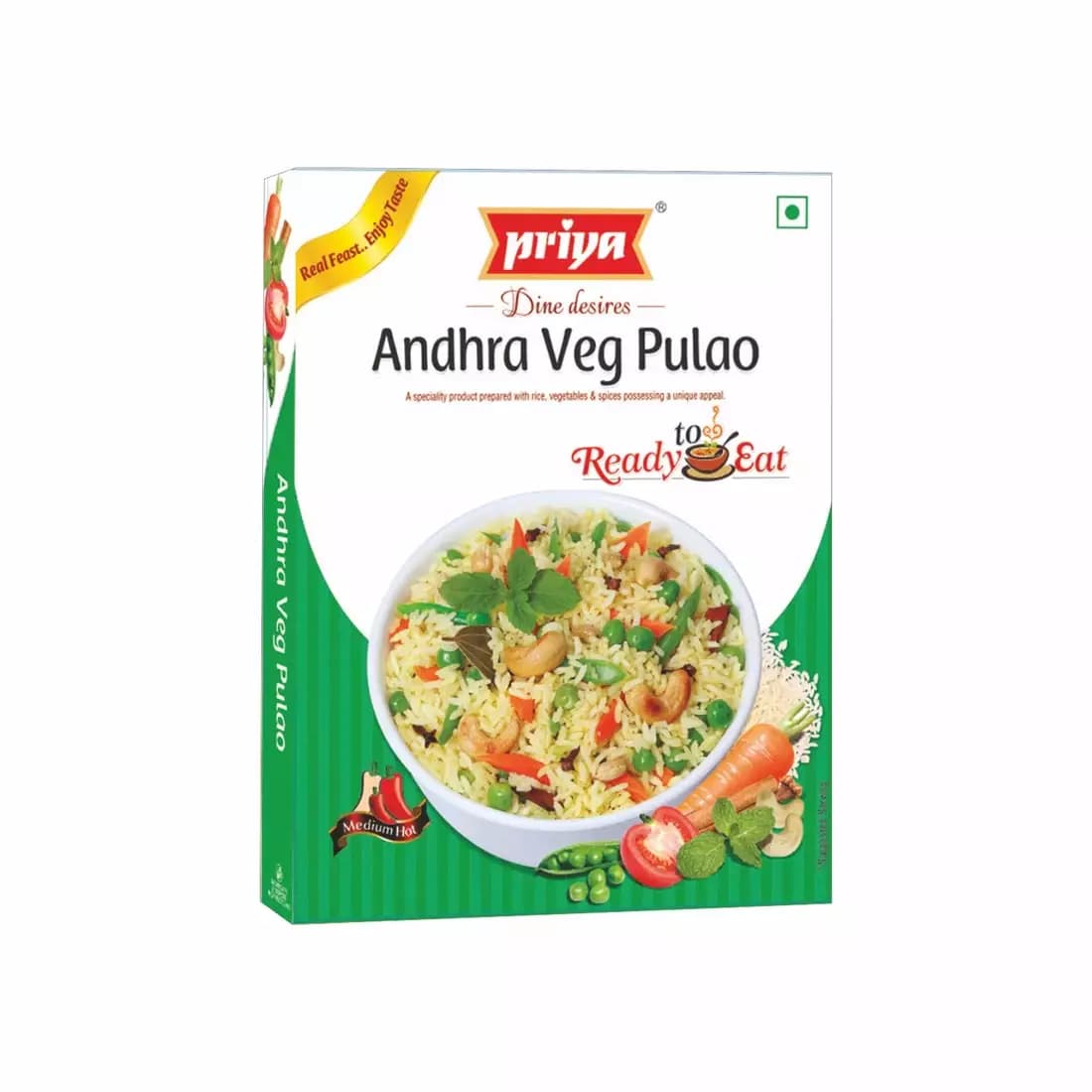 Ready To Eat Andhra Veg Pulao 275g-Main Image