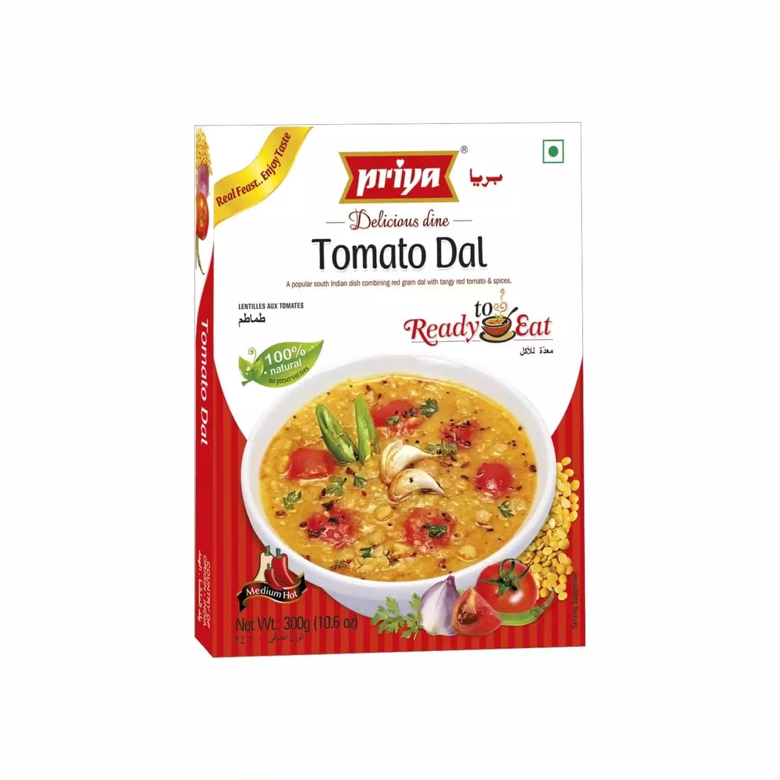 Ready To Eat Tomato Dal 300g-Main Image