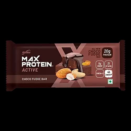 RiteBite Max Protein Active Choco Fudge 20 g Protein Bar,75g-Main image