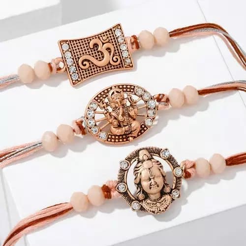SIProducts Divine Antique Pearl Rakhi,350g-Main image
