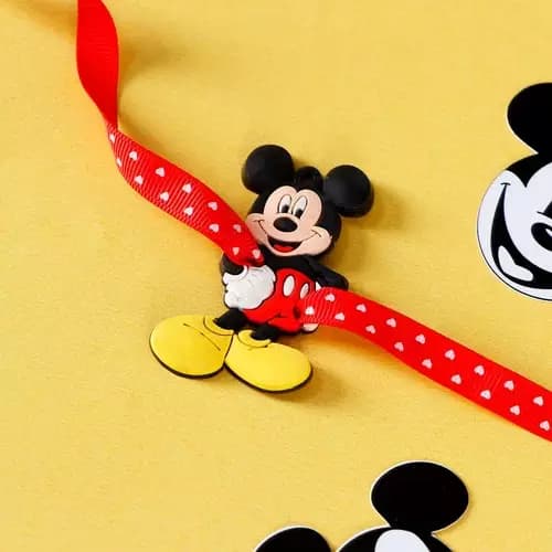 SIProducts Mickey Mouse Rakhi For Kids,150g-Main image