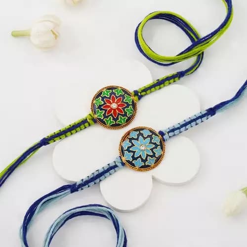 SIProducts Royal Meena Work Rakhi,200g-Main image