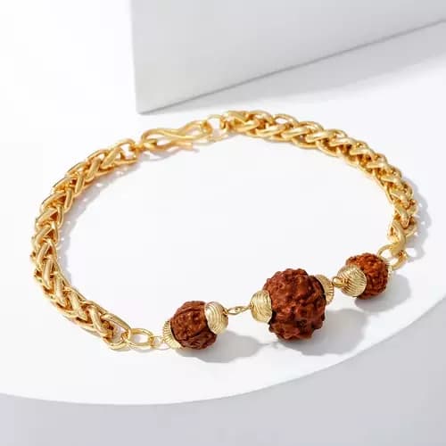 SIProducts Rudraksh Bracelet Rakhi,150g-Main image