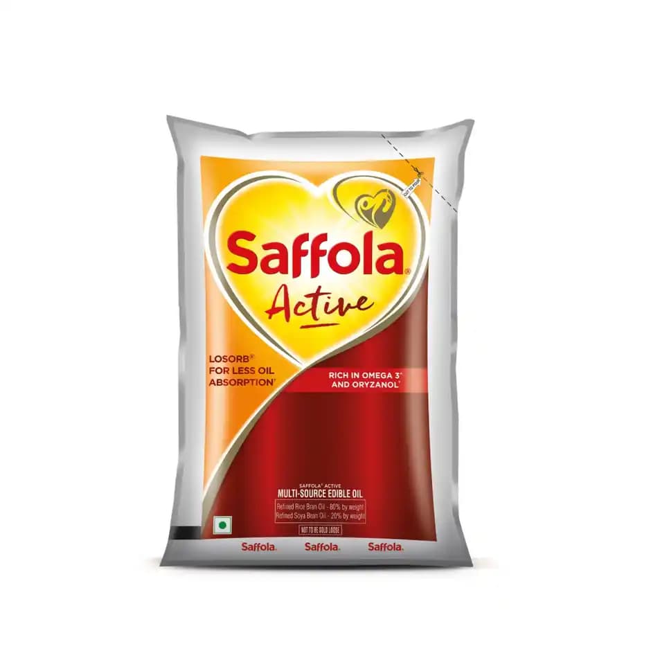 Saffola Active Rice Bran & Soyabean Oil,850g-Main image