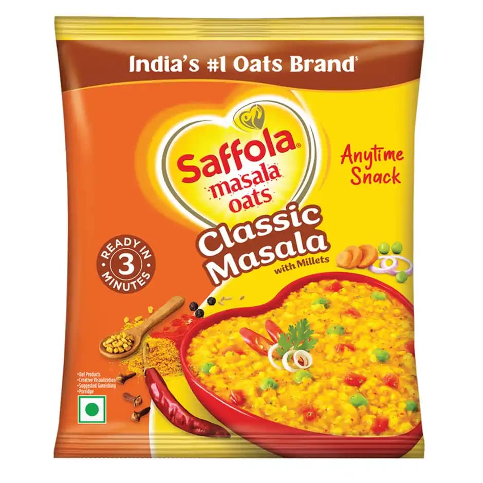 Saffola Classic Masala Oats,38g-Main image
