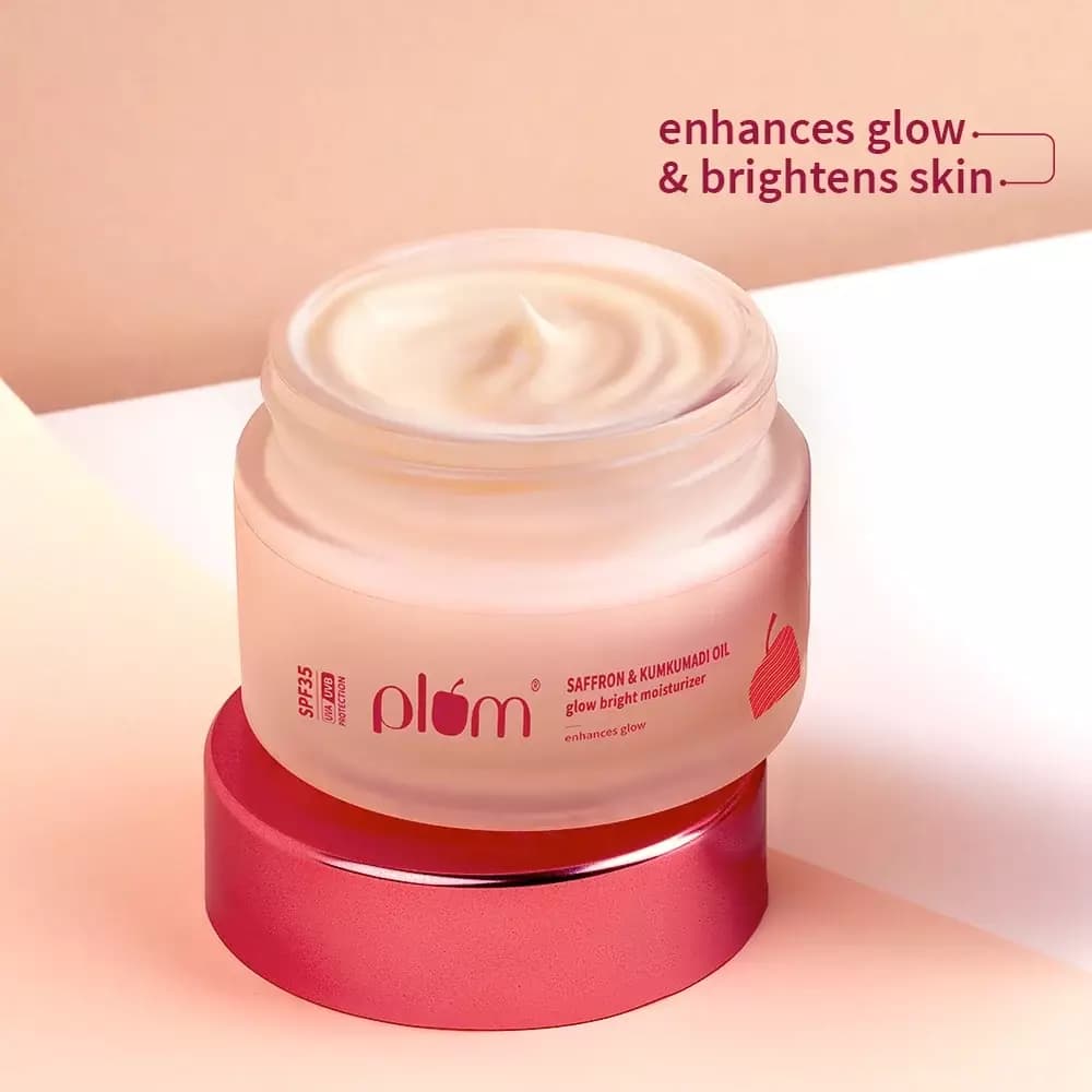 Saffron & Kumkumadi Oil Glow Bright Moisturizer with SPF 35-Main Image