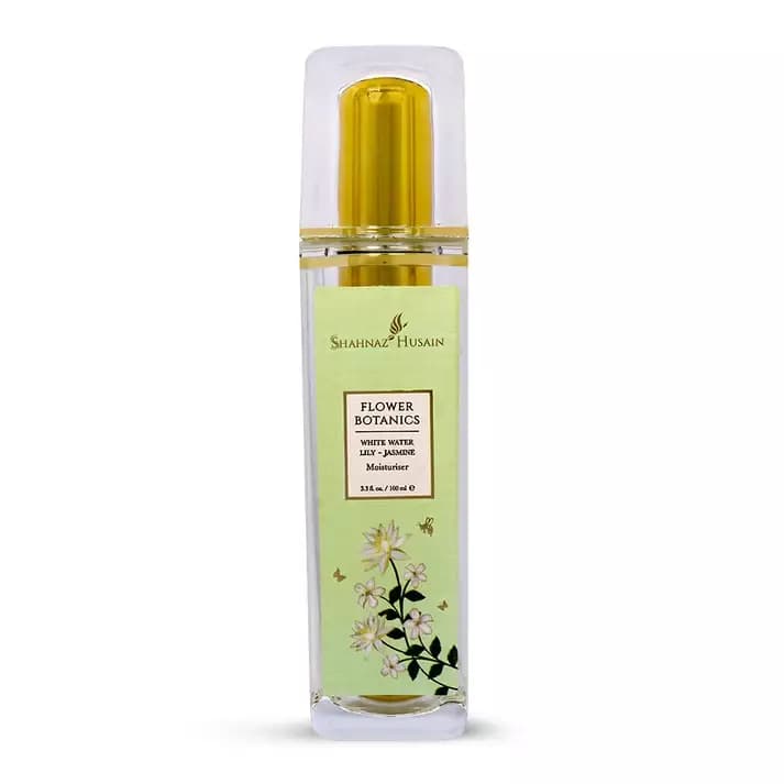 Shahnaz Husain Flower Botanics - White Water Lily-Jasmine Moisturiser, 100 ml-Main Image