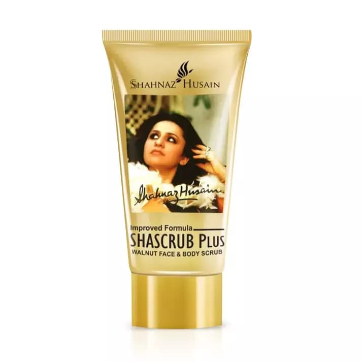 Shahnaz Husain Shascrub Plus-Walnut Face & Body Scrub-Main Image