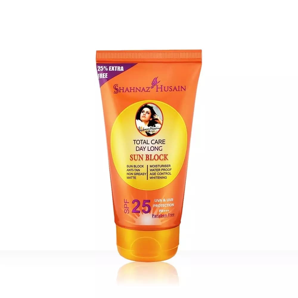 Shahnaz Husain Total Care Day Long Sun Block SPF 25-Main Image