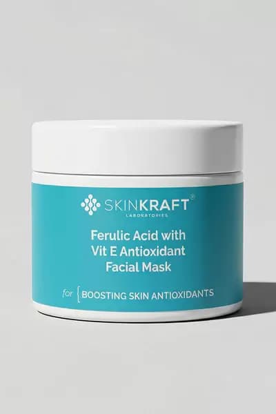 Skinkraft Ferulic Acid With Vitamin E Antioxidant Face Mask-Main Image