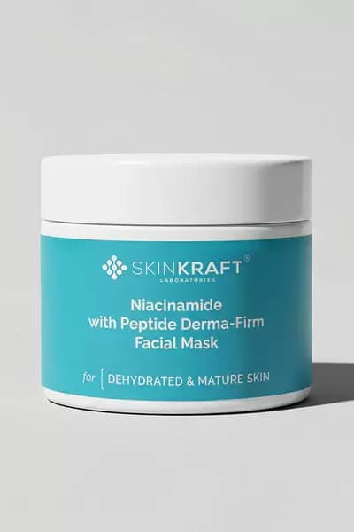 Skinkraft Niacinamide With Peptide Anti-Ageing Face Mask-Main Image