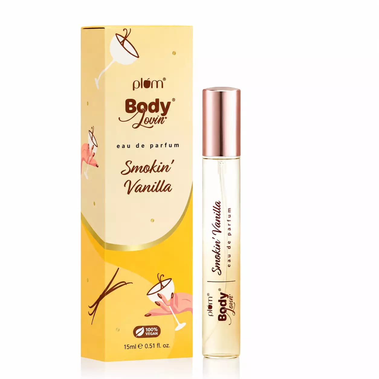 Smokin Vanilla Eau De Parfum by BodyLovin, 15 ml-Main Image