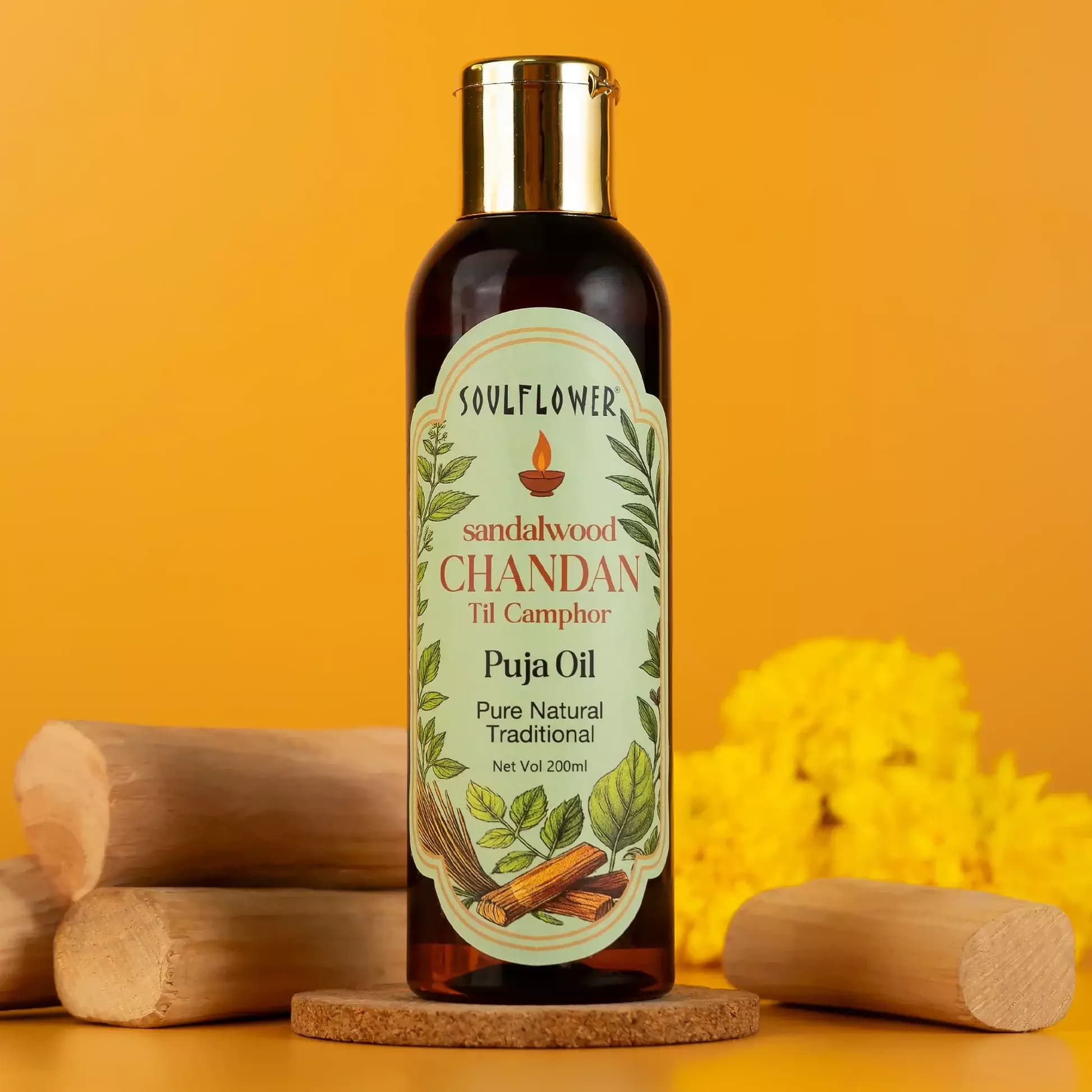 Soulflower Chandan Til Puja Oil — 200 ml