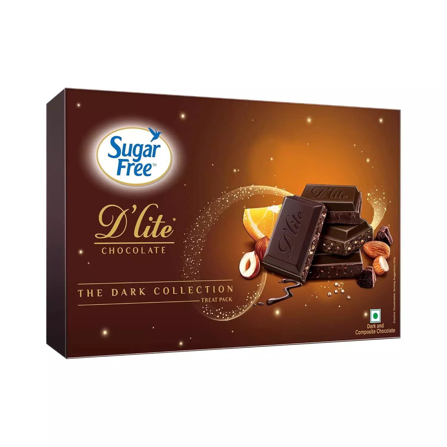 Sugar Free D'Lite The Dark Collection Assorted Chocolate,120g-Main image