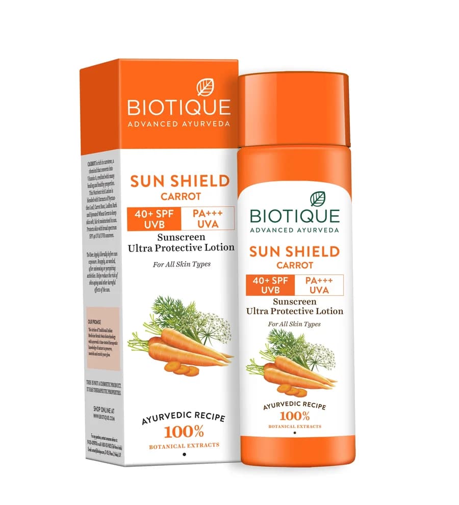 Sun shield carrot sunscreen spf 40+-Main Image