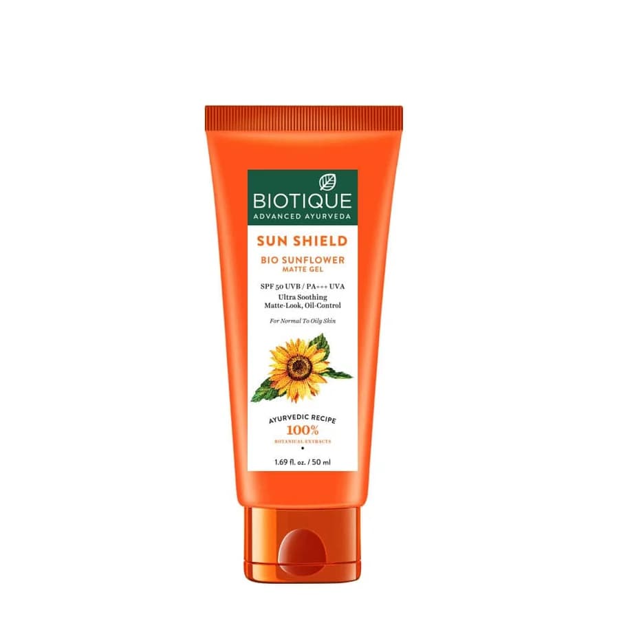 Sun shield sunflower matte gel spf 50, 50 ml-Main Image