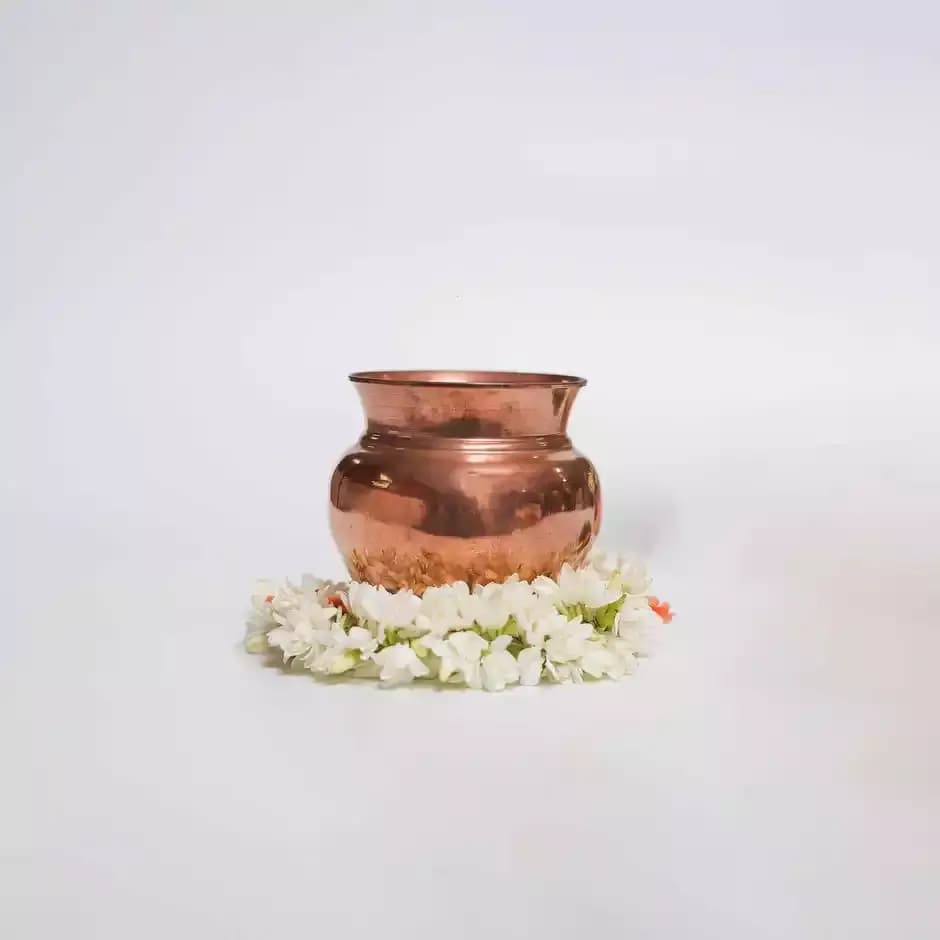 Svasti Copper Kalash for Pooja,250g-Main image
