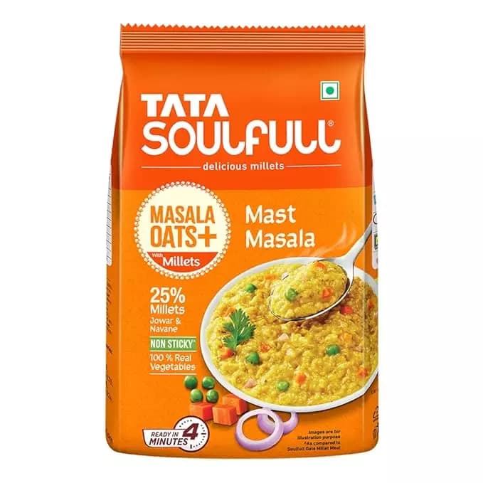 Tata Soulfull Masala Oats+ With Millets-Main image