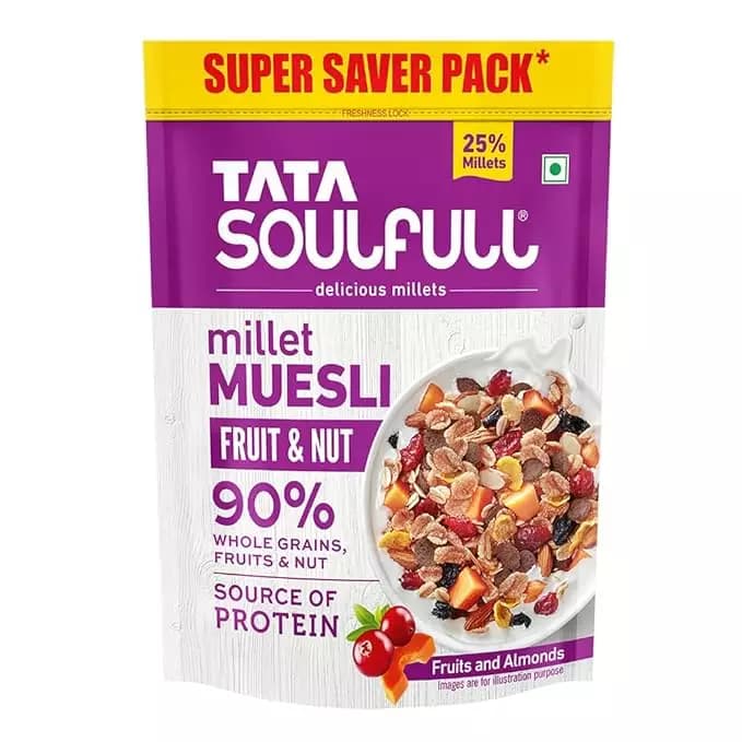 Tata Soulfull Millet Muesli, Fruit & Nut-Main image