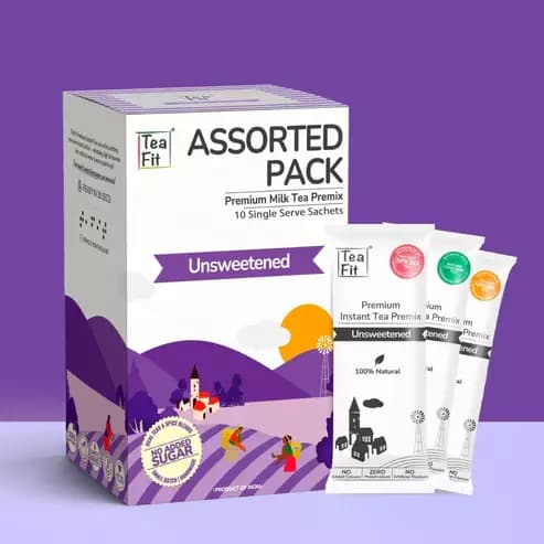 TeaFit Assorted Pack Instant Tea Premix-Main image