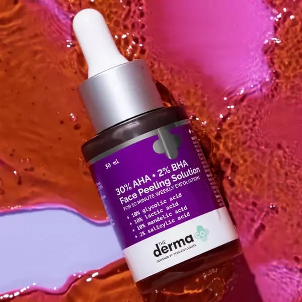 The Derma Co AHA BHA Peeling Solution,30ml-Main image