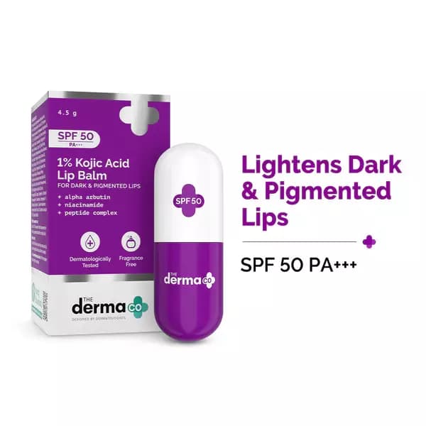 The Derma Co Kojic Acid Lip Balm,4.5g-Main image