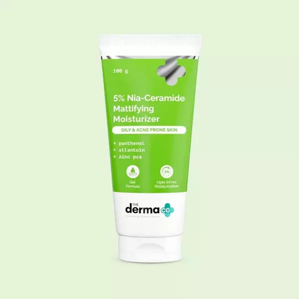 The Derma Co Nia-Ceramide Mattifying Moisturizer,100ml-Main image