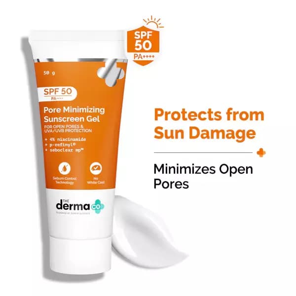 The Derma Co Pore Minimizing Sunscreen Gel,50g-Main image