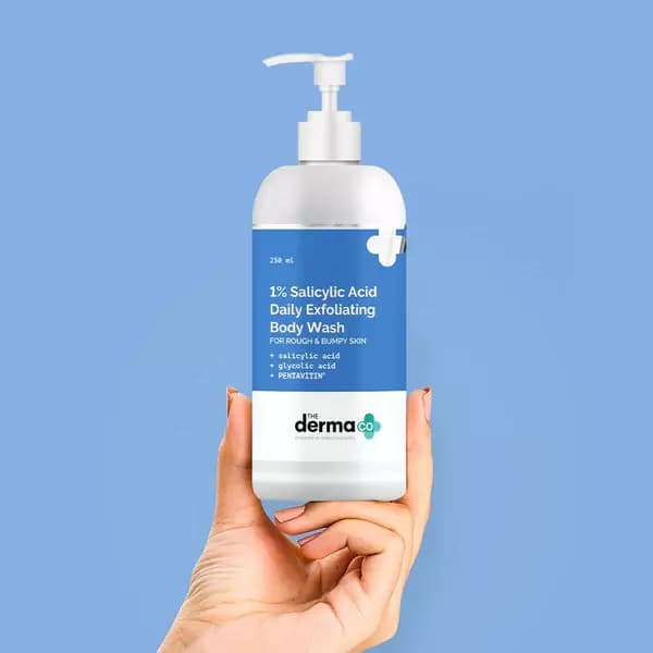 The Derma Co Salicylic Acid Daily Exfoliating Body Wash,250ml-Main image