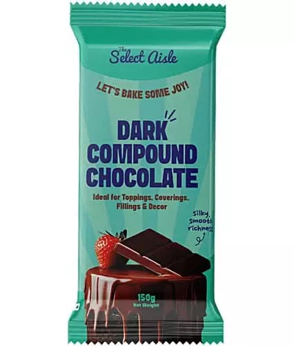 The Select Aisle Dark Compound Chocolate Bar,150g-Main image