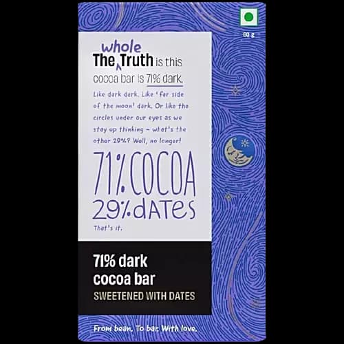 The Whole Truth Rich 71 Cocoa Bar,80g-Main image